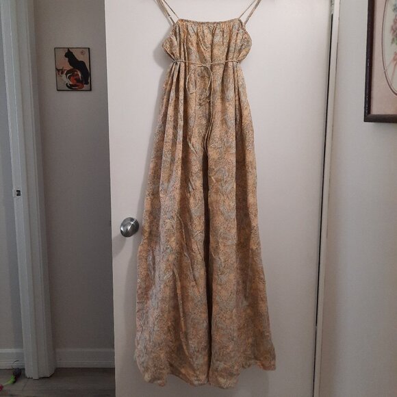 NWT H&M Cotton Floral Maxi Dress, Size XS - Picture 1 of 6